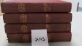 (4) Books: The Ohio Reference Library, Volumes 1, 2, & 4 With Biography Volume, C. 1937 By Simeon D.