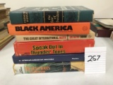 (7) Books: The Grass Roots Cookbook, C. 1977, By Jean Anderson; 11 African-american Doctors, C. 1992