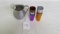 (1) aluminum pitcher, (10) aluminum cups