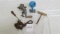 (6) Items: meat grinder; Spong 102 bean slicer; hay hook; ice pick; wire puller; wood/metal tree tap