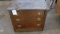 Walnut Victorian washstand (1 new drawer) w/marble top (large chip)