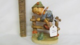 Hummel figurine: Retreat to Safety (damaged)