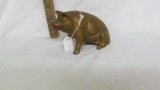 Cast iron pig bank