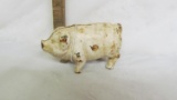 Cast iron pig bank