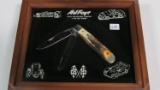 Case XX Limited Edition AJ Foyt 7-Time National Champion 4-Time Indy Winner knife in wood case w/gla