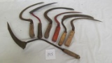 (7) hand scythes