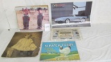 (5) framed items: (1) Scratch Feeds sign, (1) Been Farming LongPicture, (1) Pearl Harbor print, (1)