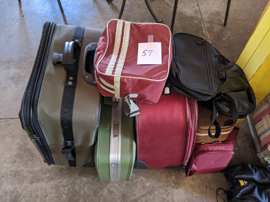 (9) Luggage/carrying Bags And (3) Wallets