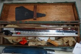 Stainless Steel Rod, Craterite Storage Box, Old Green Tool Chest Full Of Misc Items