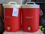 (5) Box Coolers And 2 Water Dispenser Coolers