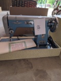 Delux Zig Zag Model 788 Sewing Machine With Portable Case