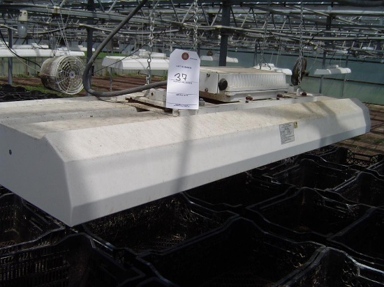 (9) iGROW EVERLAST INDUCTION 400 WATT LIGHT FIXTURES - ONE ROW