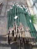 PILE APPROXIMATELY (79) METAL FENCE POSTS