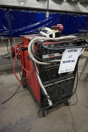 LINCOLN ELECTRIC SQUARE WAVE TIG-355 WELDER, LINCOLN COOL-ARC 40