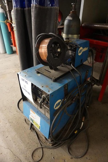 MILLER SHOPMASTER 300 AC/DC, CC/CV WELDING POWER SOURCE WIRE FEED WELDER