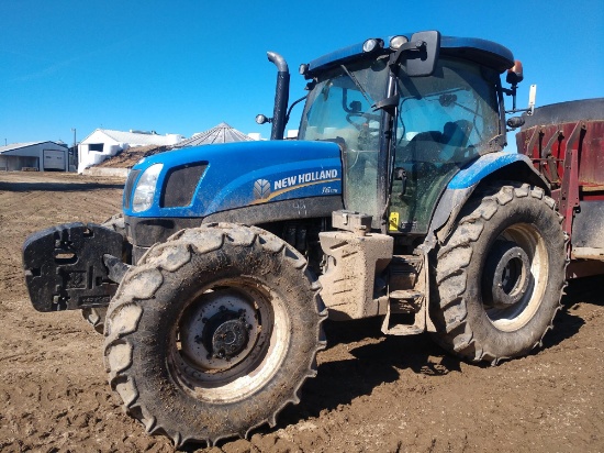 New Holland T6.175 tractor with MFWD, 10 front wei