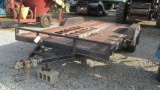 34-4 16' FLATBED TRAILER WITH DUAL AXLE (ROUGH FLO