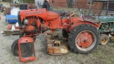 28-7 ALLIS-CHALMERS MODEL B TRACTOR WITH WOODS BEL