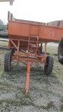 50-4 125-BUSHEL GRAVITY BED WAGON (BED HAS HOLE IN