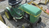 14-1 JOHN DEERE 111 LAWN TRACTOR WITH AG TIRES AND