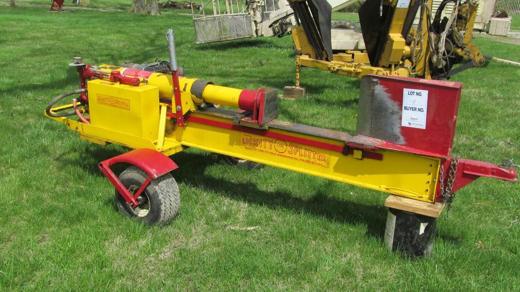 LICKITY HEAVY DUTY GAS POWERED LOG SPLITTER WITH Proxibid