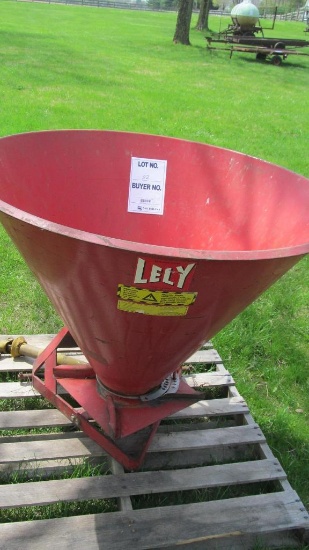 LELY INDUSTRIES 3-PT BROADCAST SPREADER WITH PTO DRIVE