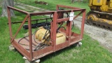 HOMEMADE SPRAYER WITH 3-PT HITCH, 10 1/2' BOOM, & 30-GALLON TANK