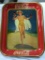 1937 COCA COLA TRAY BY THE AMERICAN ARTWORKS, COSHOCTON, OH - SOME CRAZING