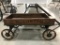 MOTOR WHEEL ROADSTER WOOD WAGON WITH ORIGINAL STENCILING AND BRAKE