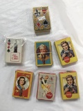 (6) VINTAGE DECKS OF COCA COLA PLAYING CARD - 1971, 1963, 1940s, (3) 1943,