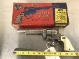 GENE AUTRY LESLIE & HENRY .44 CAL CAP GUN WITH BOX