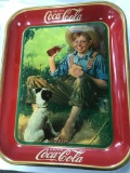 1931 COCA COLA TRAY FEATURING BAREFOOT BOY BY THE AMERICAN ARTWORKS, COSHOC