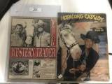 1950 HOPALONG CASSIDY COLORING BOOK, 1994 PULL OUT WESTERN TRADER