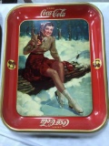 1941 COCA COLA TRAY BY THE AMERICAN ARTWORKS, COSHOCTON, OH - SOME TOUCHUP