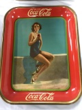 1933 COCA COLA TRAY BY THE AMERICAN ARTWORKS COSHOCTON, OH, FEATURING FRANC