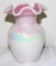 FENTON LUSTERWARE RUFFLED TOP VASE, 5.5