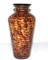 FENTON ART GLASS VASE, BY DAVE FETTY, #55/350, 11