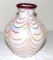 FENTON PULLED FEATHER VASE, BY DAVE FETTY, 2009, 8.25