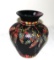 FENTON MOSAIC FERN PATTERN VASE, BY KELSEY/BOMKAMP, #172/350, 9