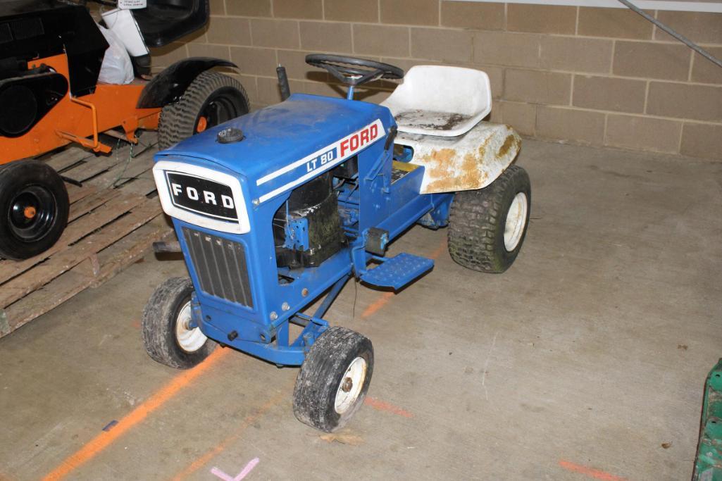 36 1 FORD MODEL LT80 LAWN TRACTOR NO MOWER Proxibid