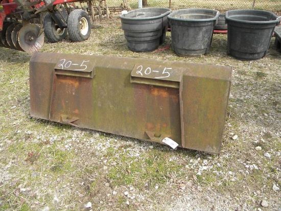 20-5: 72" SKID LOADER BUCKET