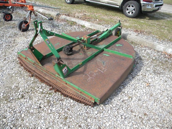 22-13: JOHN DEERE 6' ROTARY MOWER, 3 PT HITCH