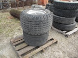 42-3: (2) FEED MIXER TIRES AND RIMS