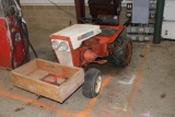 16-9: JACOBSEN 1000 CHIEF-O- MATIC LAWN TRACTOR WITH FRONT MOUNT WOOD BOX