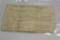 ORIGINAL UNITED STATES LAND GRANT SIGNED BY PRESIDENT JAMES MONROE, JUNE 26