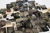 FLAT OF (30+) SMALLER TIN TYPES