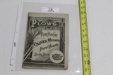 OLIVER CHILLED PLOW WORKS PROMOTIONAL ILLUSTRATED BROCHURE, 8.5