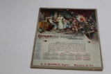 1897 & 1898 COLOR LITHOGRAPH CALENDARS FOR GERMAN FIRE INSURANCE CO., 13.5