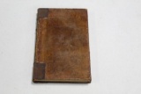 (3) 1818 ART OF RIGGING, LONDON, ORIGINAL FULL LEATHER BINDING WITH REINFOR