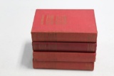 4-VOLUME SET, 1945, BIOGRAPHY OF ROBERT E. LEE BY FREEMAN, LIGHT WEAR